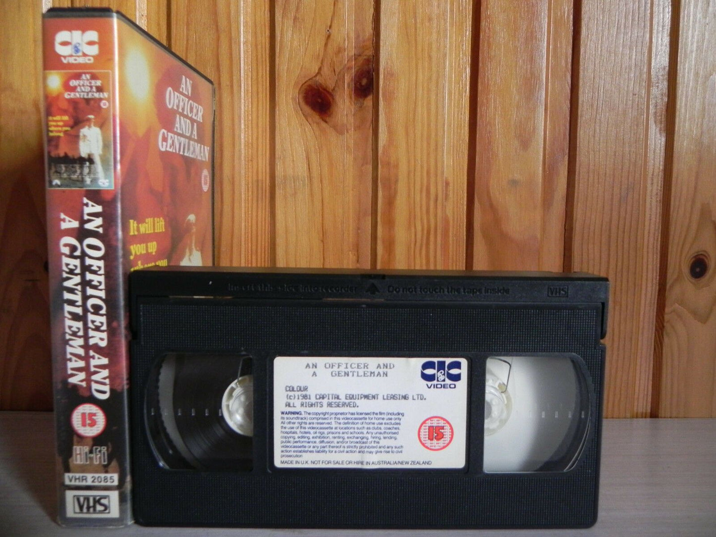 An Officer And A Gentleman - CIC Video - Romance - Richard Gere - Pal VHS-