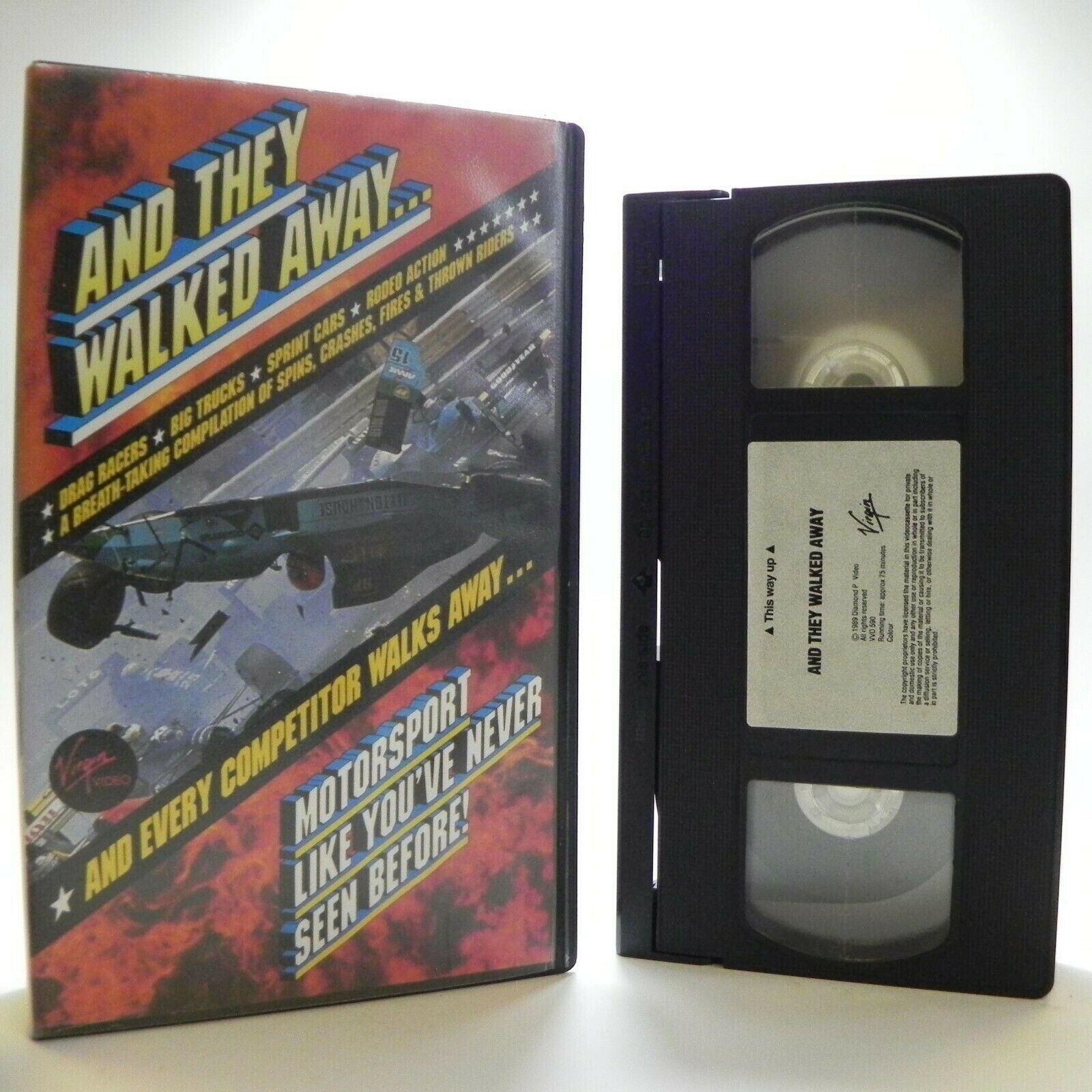 And They Walked Away... - Motorsports - Drag Racers - Big Trucks - Pal VHS-