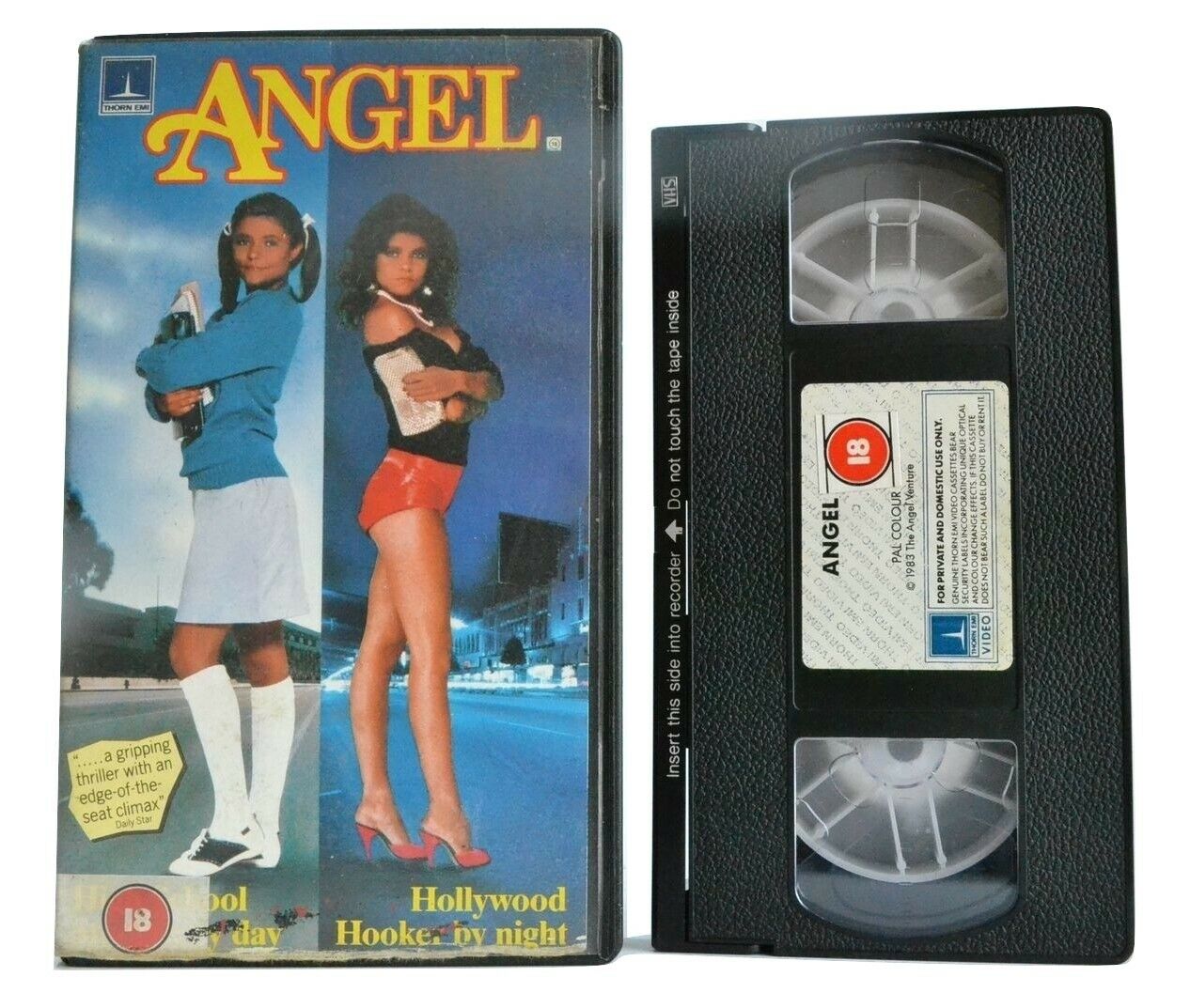 Angel: Schoolgirl by Day, Hooker by Night - Pre-Cert Thriller - D.Wilkes - VHS-