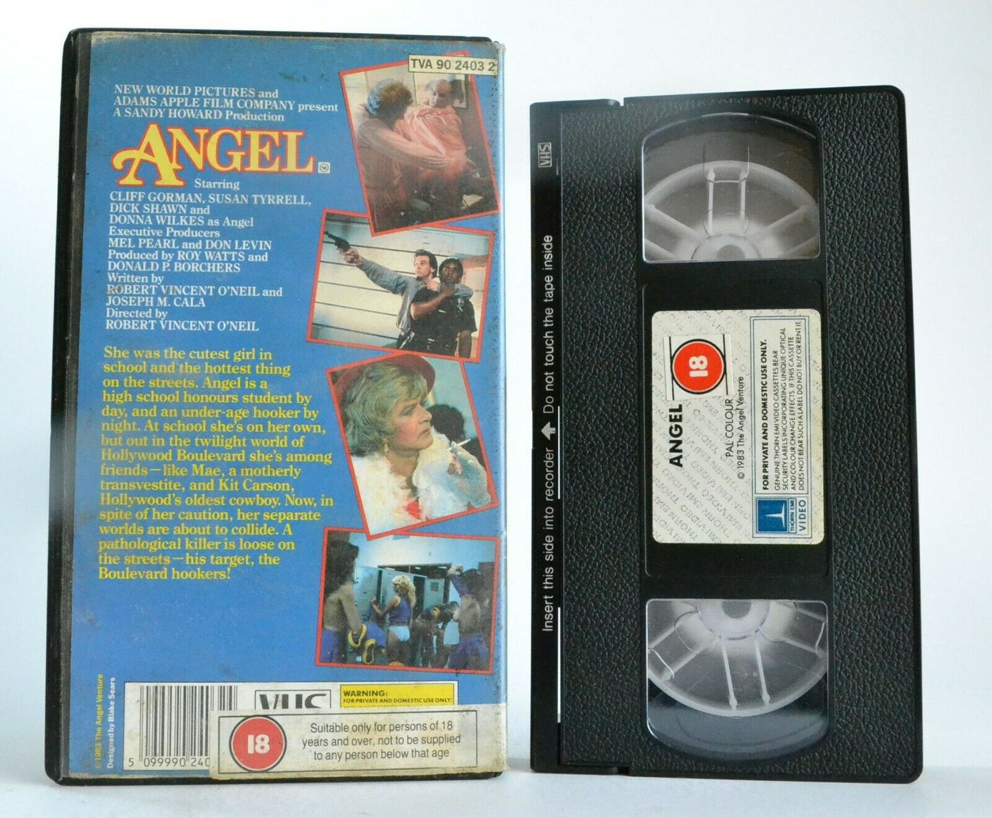 Angel: Schoolgirl by Day, Hooker by Night - Pre-Cert Thriller - D.Wilkes - VHS-