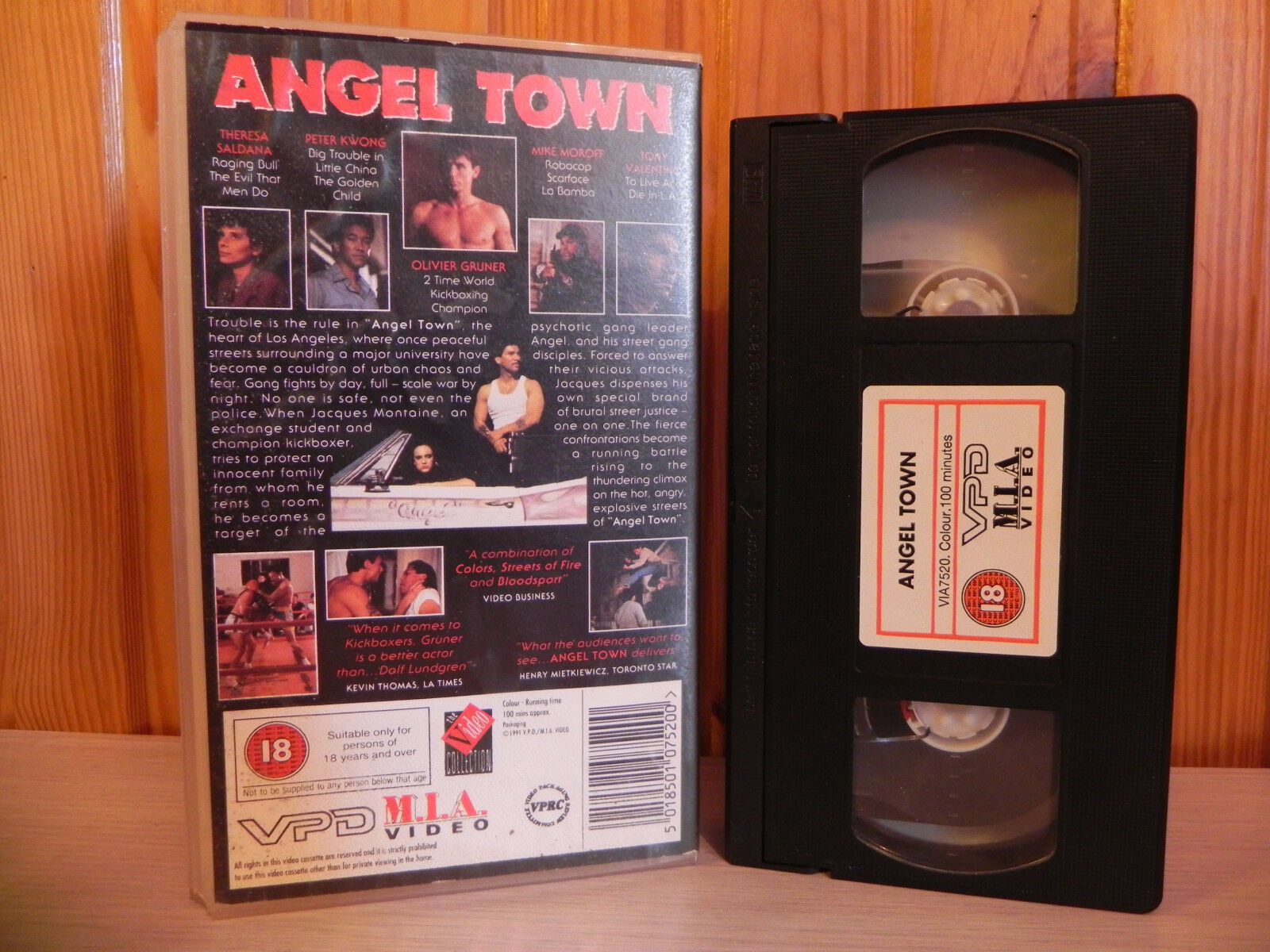 Angel Town - Oliver Gruner - Kickboxing - 2 Time World Champion - VHS - Video-