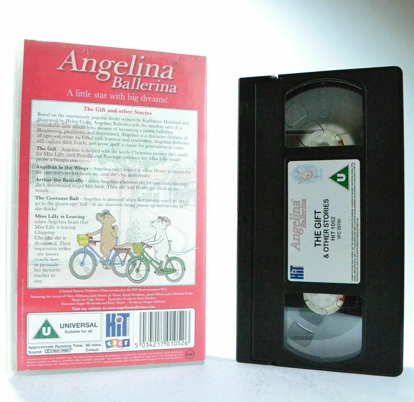 Angelina Ballerina: The Gift - Classic Animation - F.Williams/J.Dench - VHS-