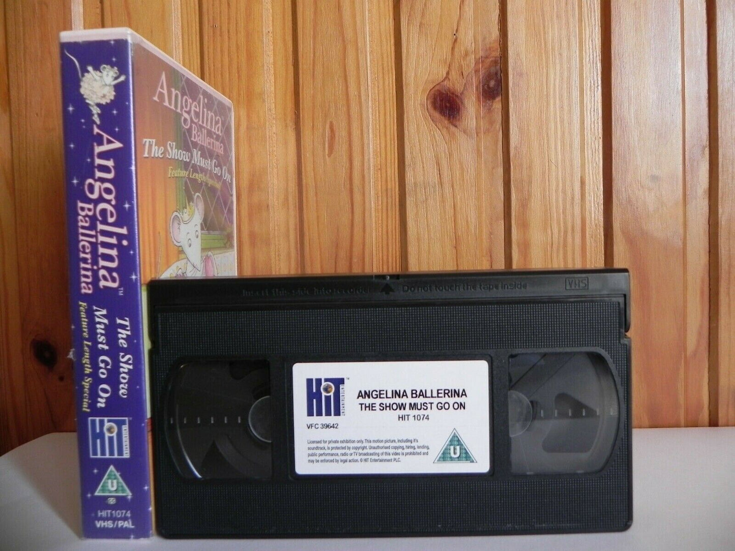 Angelina Ballerina: The Show Must Go On - Animated - Adventure - Kids - Pal VHS-