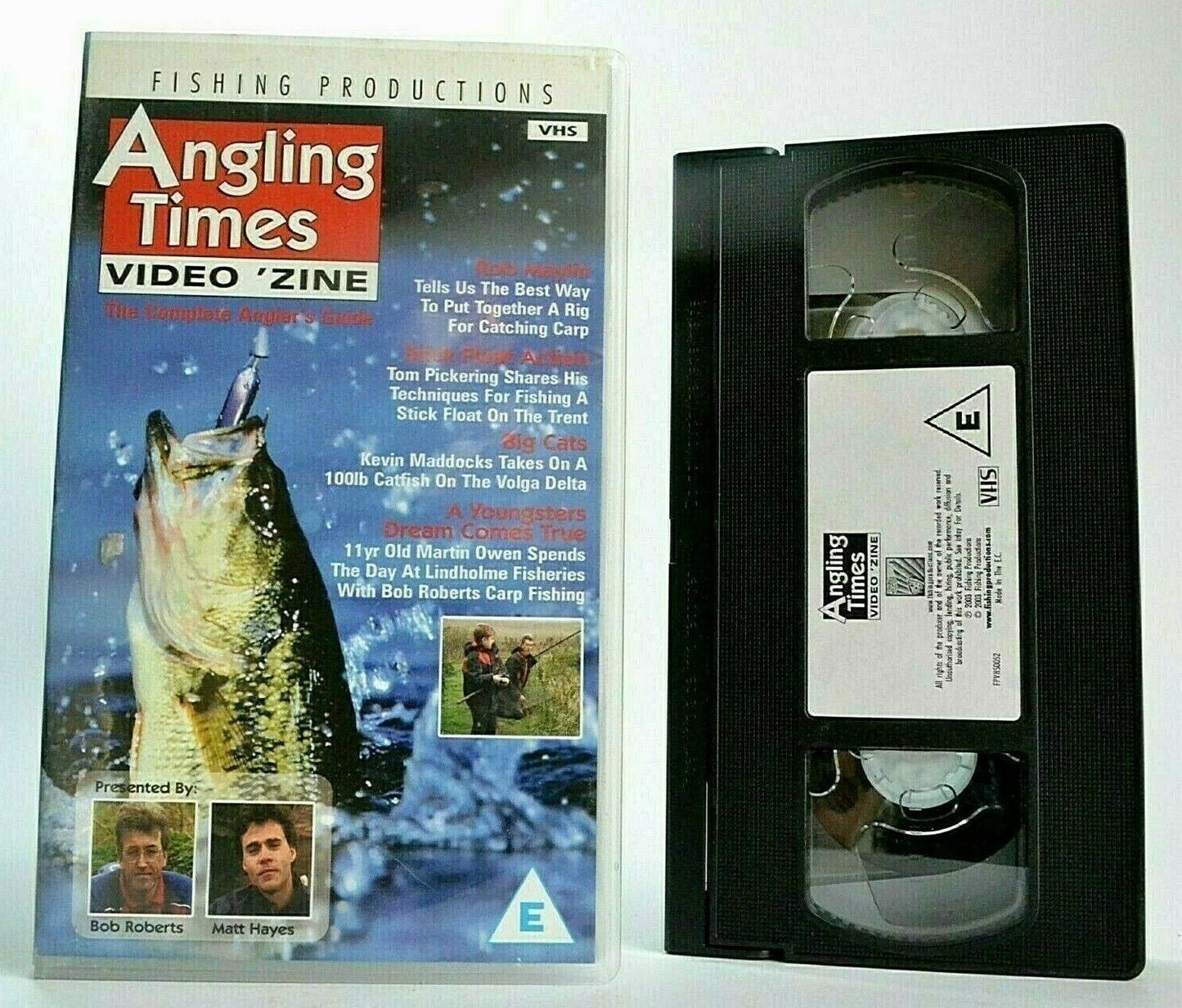 Angling Times Video 'Zine -<Bob Roberts/Matt Hayes>- Fishing - Carp - Pal VHS-