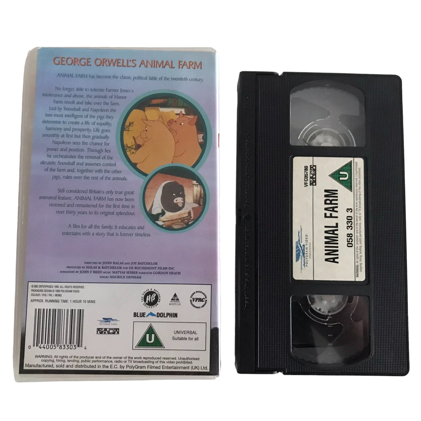 Animal Farm - Polygram Video - 583303 - Kids - Pal - VHS-