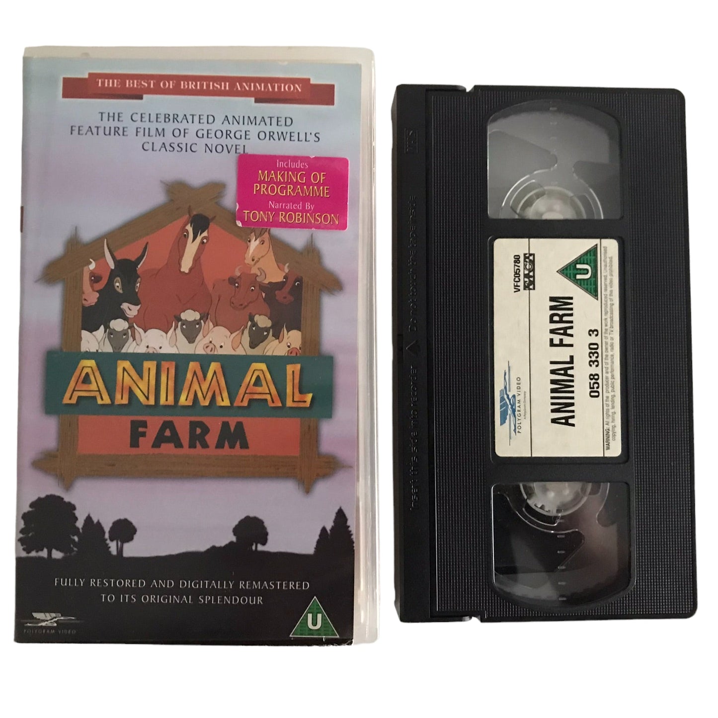 Animal Farm - Polygram Video - 583303 - Kids - Pal - VHS-