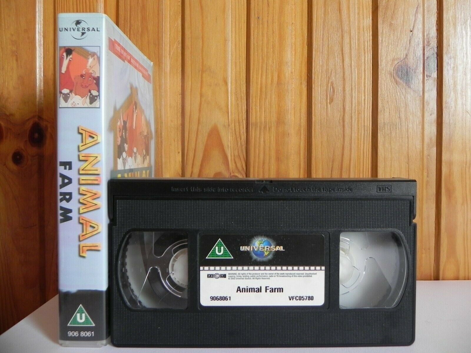 Animal Farm - Universal - The Best British Animation - Classic Novel - Pal VHS-