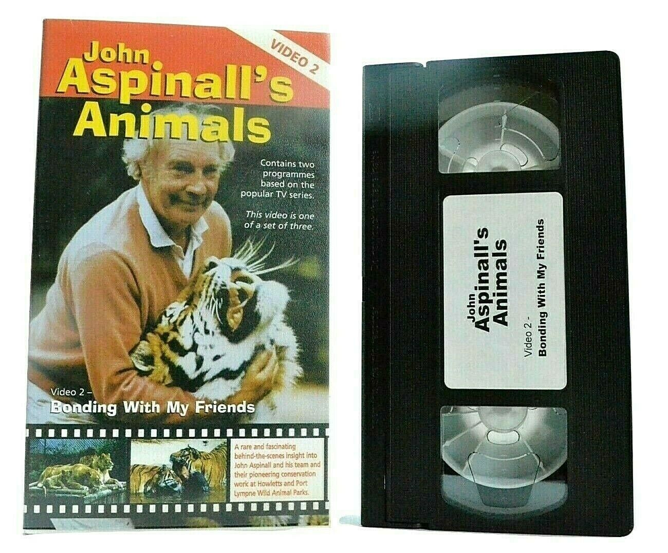 Animals: By John Aspinall/Video 2: Bonding With My Friends - TV Series - Pal VHS-