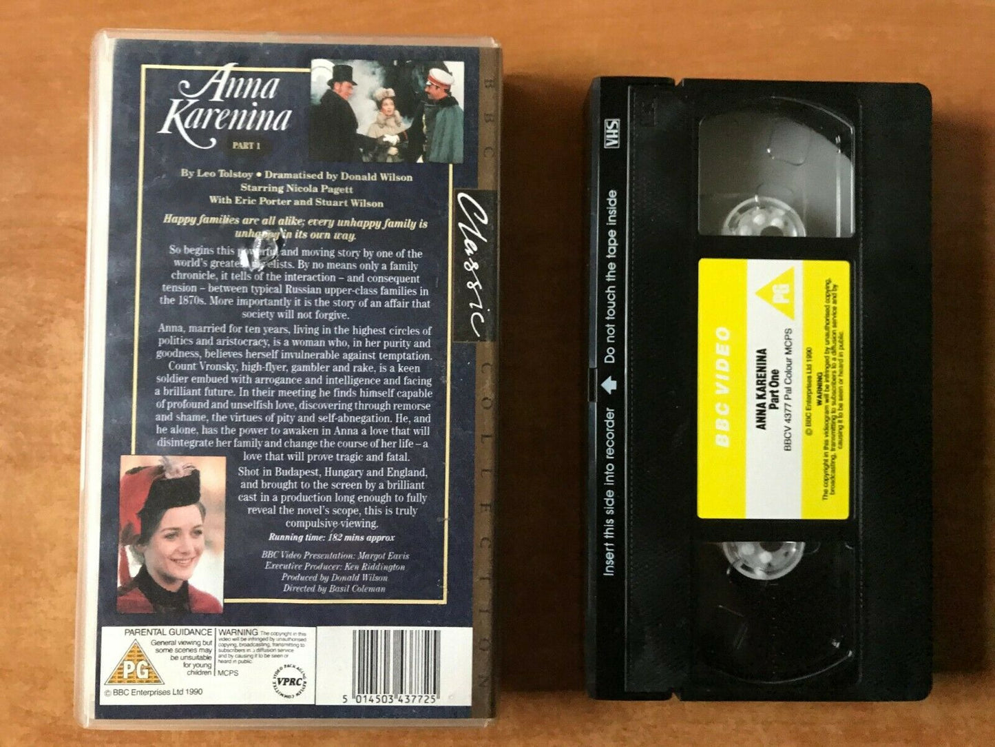 Anna Karenina (Part 1); [Leo Tolstoy]: BBC Classic - Nicola Pagett - Pal VHS-