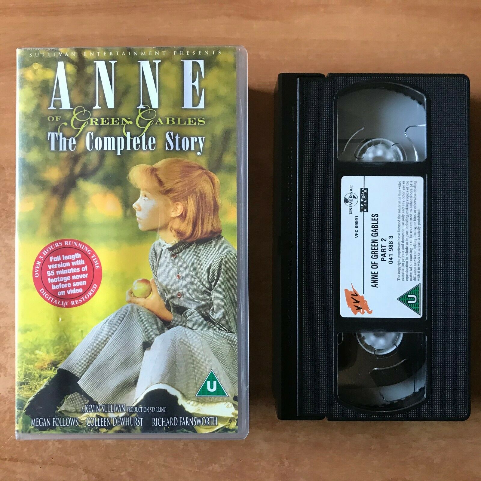 Anne Of Green Gables [Complete Story] Epic Drama - Digitally Restored - Pal VHS-