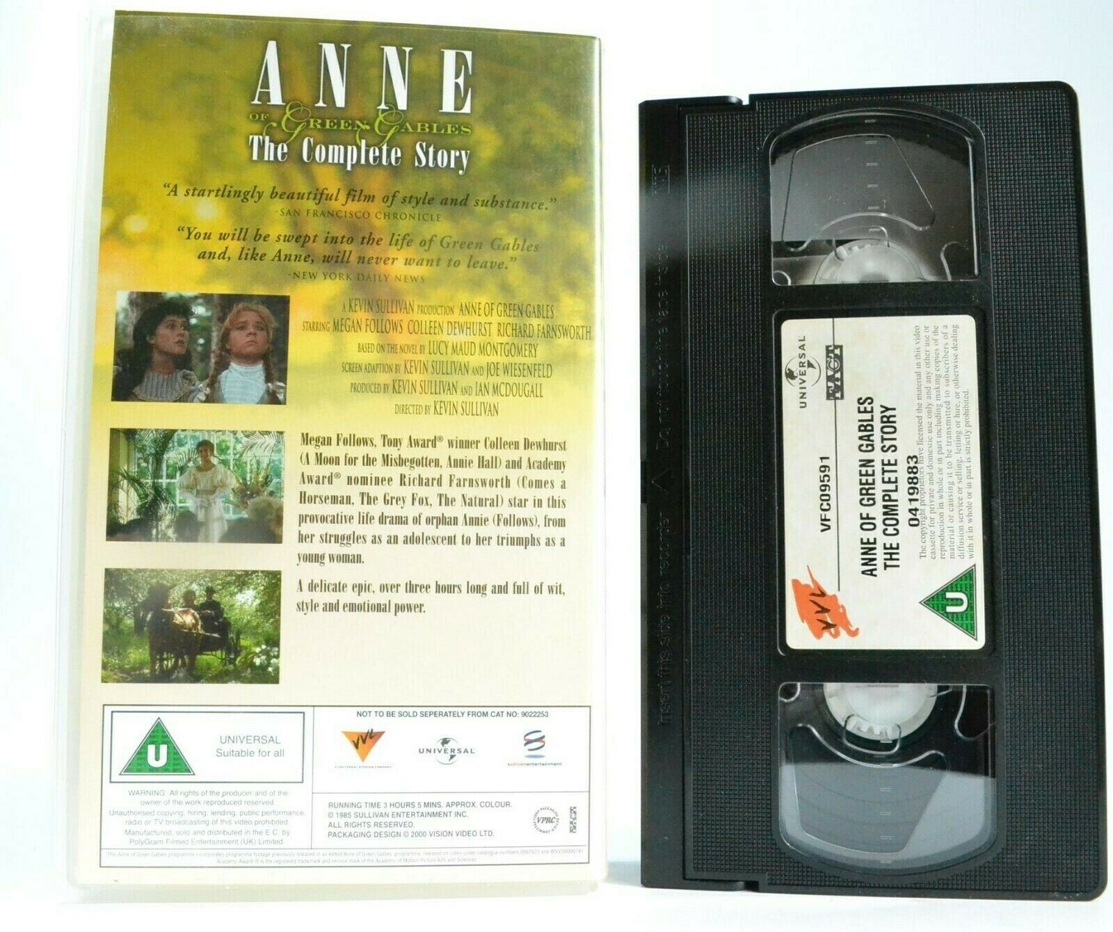 Anne Of Green Gables [The Complete Story]: Drama - Megan Follows - Kids - VHS-