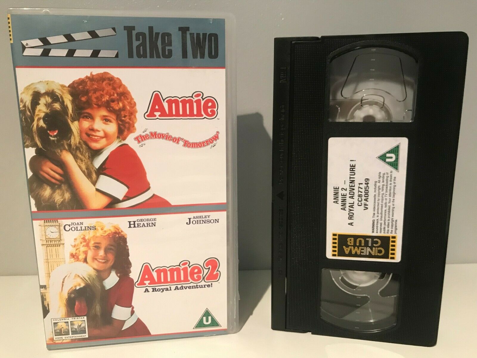 Annie (1982) / Annie 2: A Royal Adventure (1995): Family Musicals - Pal VHS-