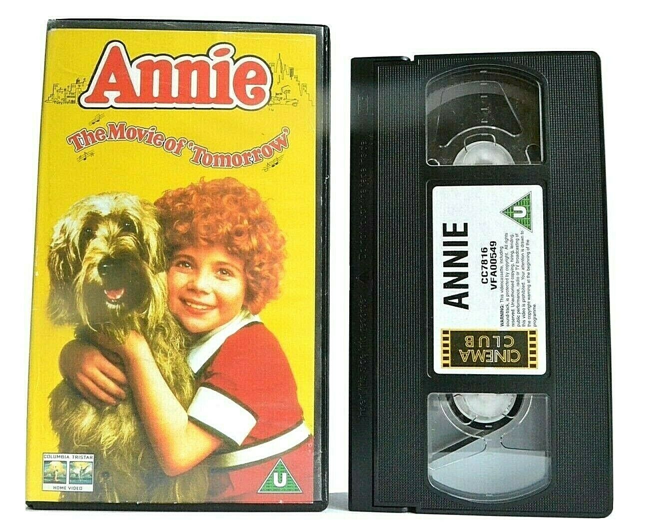 Annie (1982): The Movie Of 'Tomorrow' - Musical Drama Comedy - Tim Curry - VHS-