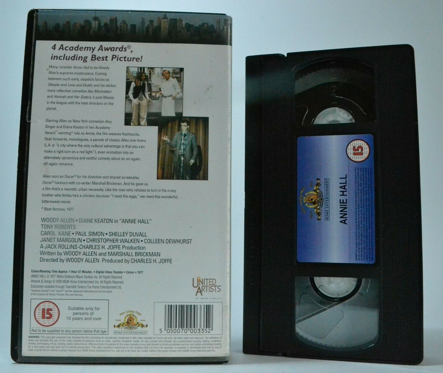 Annie Hall (1977): Neurotic Romance -<<New York City>>- Woody Allen - Pal VHS-