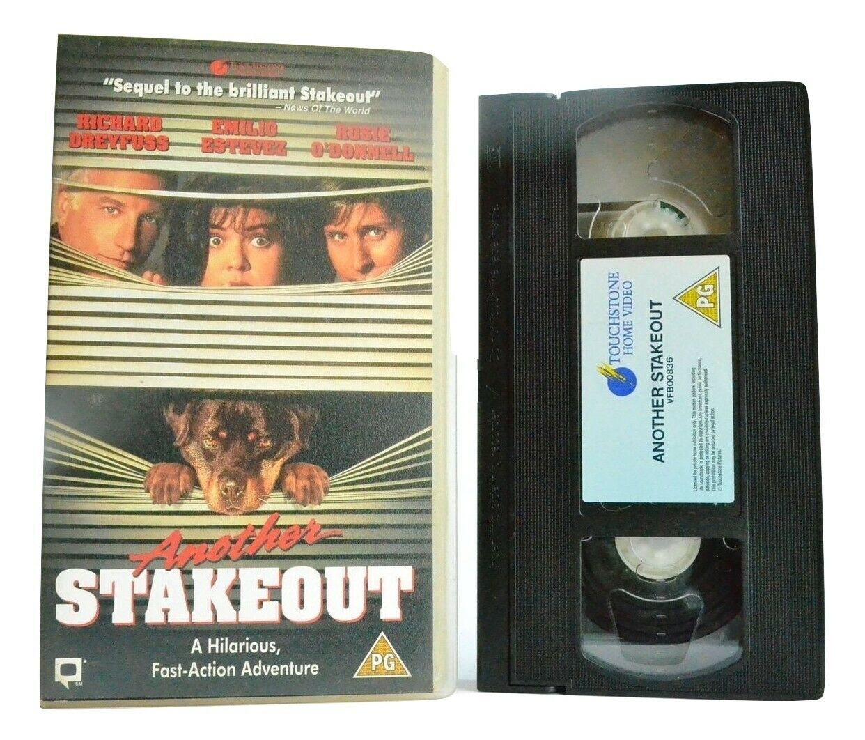 Another Stakeout - Action Adventure - Richard Dreyfuss/Emilio Estevez - Pal VHS-