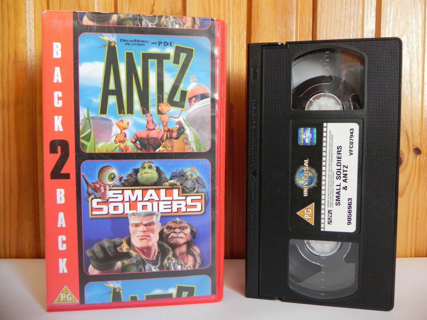 Antz/Small Soldiers - Universal - Back 2 Back - Animated - Children's - Pal VHS-