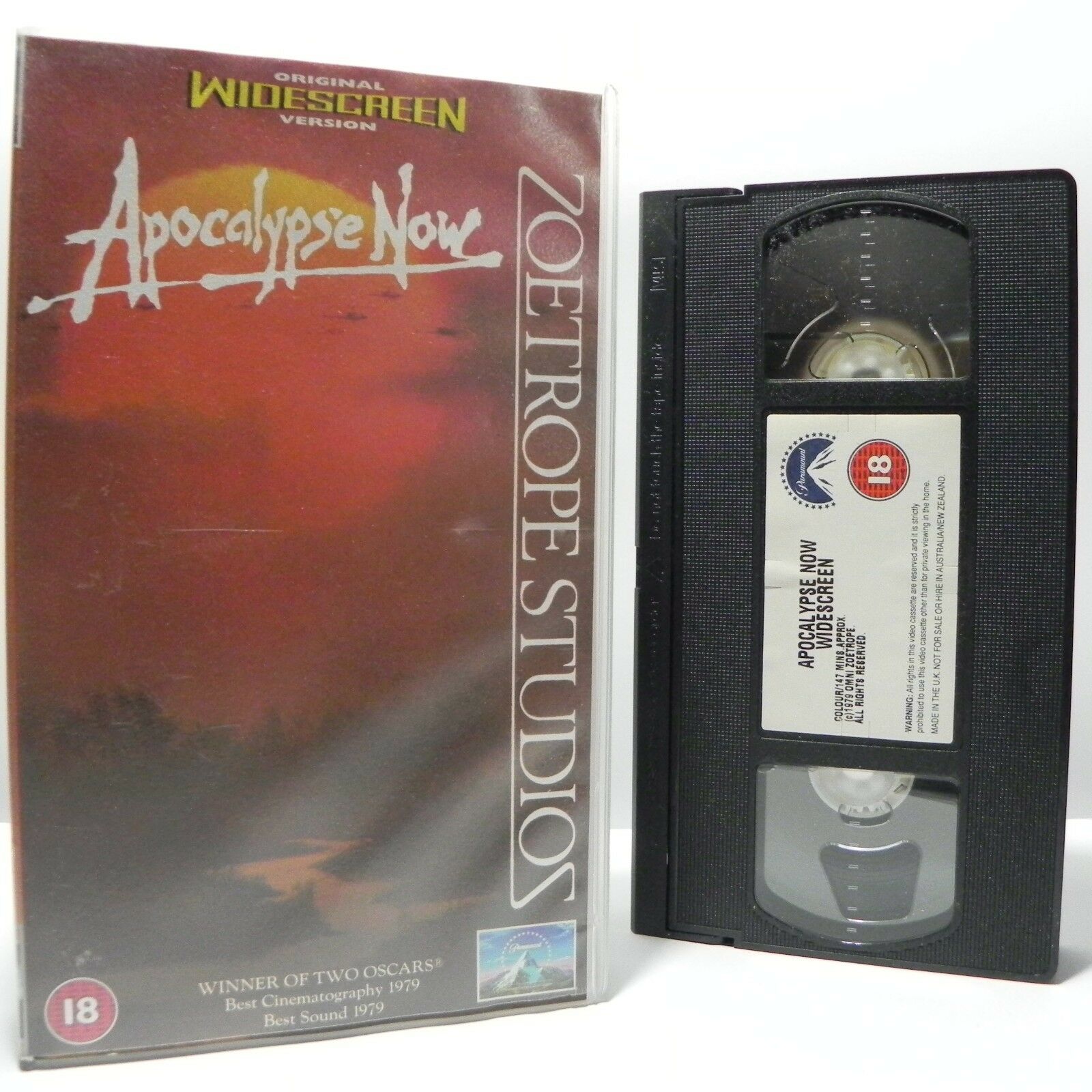 Apocalypse Now: F.Coppola Classic - (1979) War Drama - Widescreen - Pal VHS-