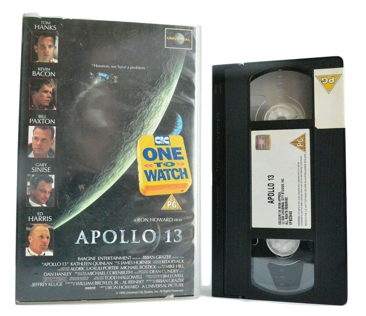 Apollo 13 (1995): Film By Ron Howard - Space Docudrama - Tom Hanks- Pal VHS-