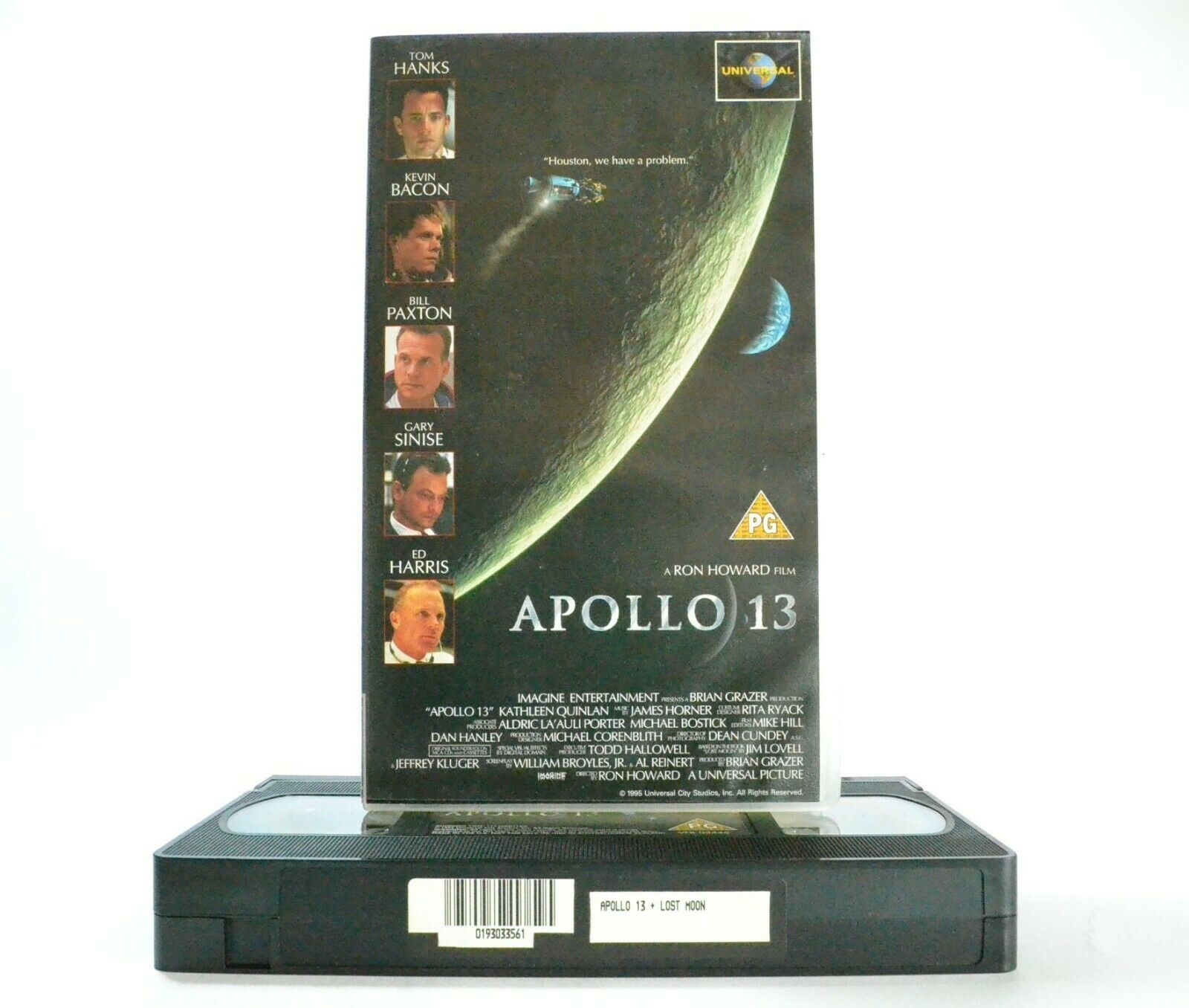 Apollo 13: A R.Howard Film (1995) - Space Docudrama - Tom Hanks/Ed Harris - VHS-