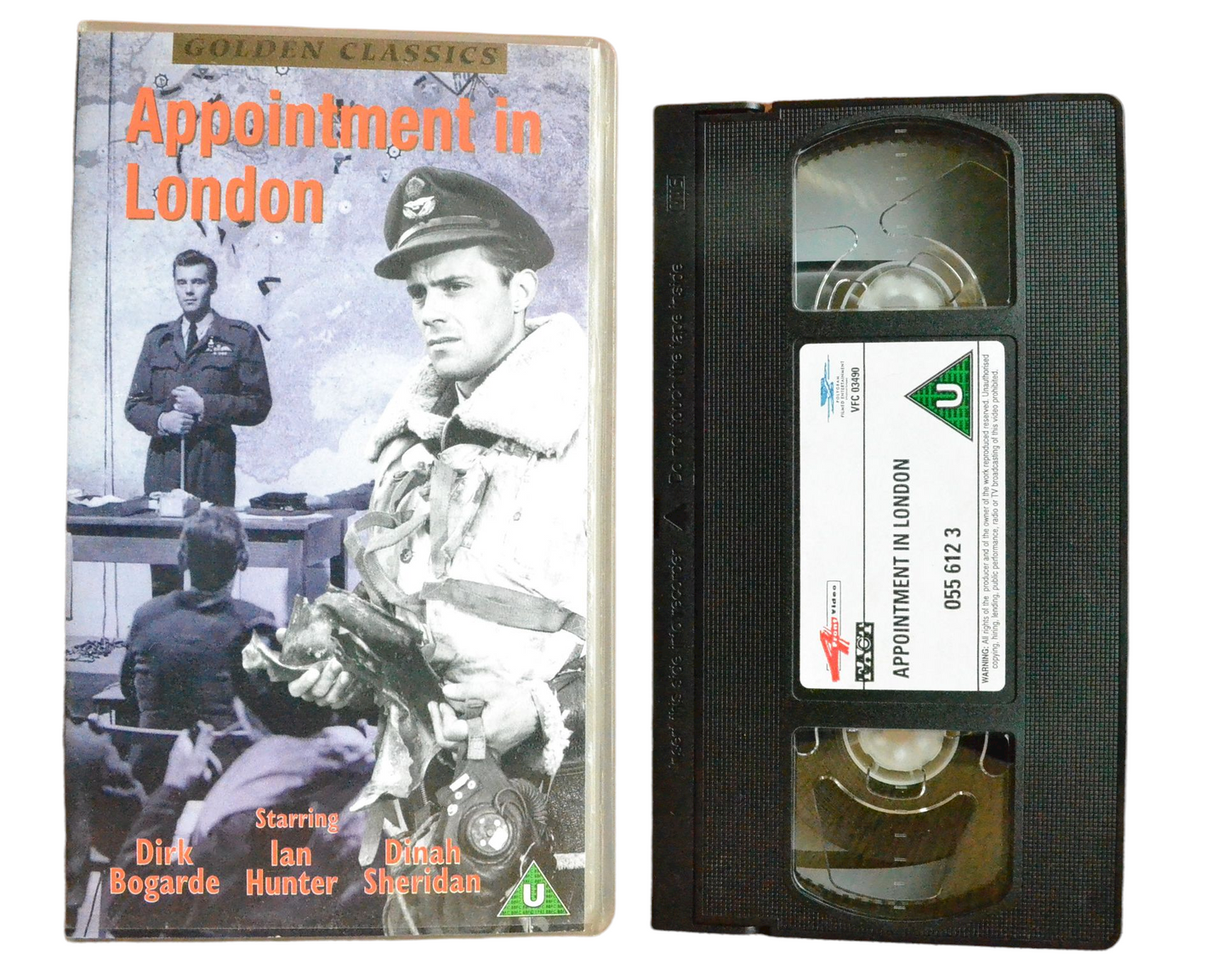 Appointment In London - Dirk Bogarde - 4Front Video - Vintage - Pal VHS-