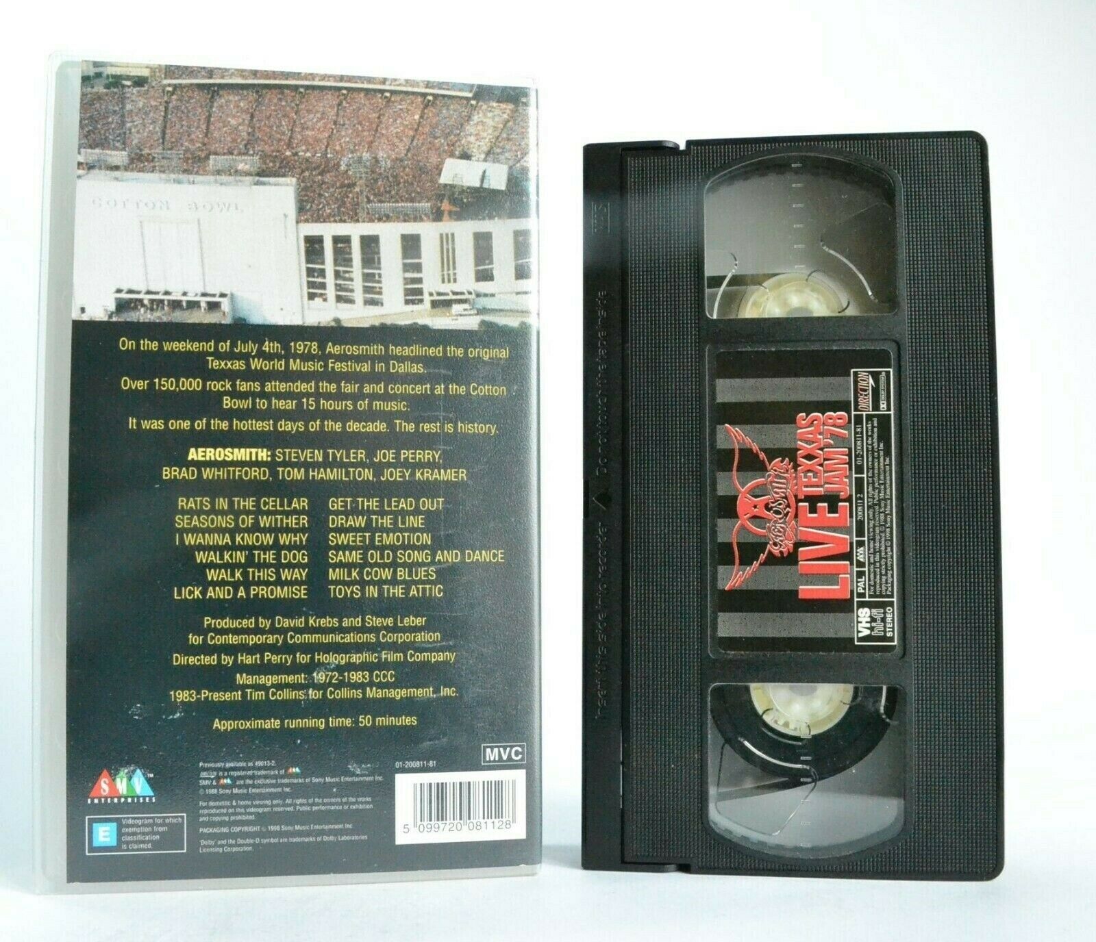 Areosmith: Live Texxas Jam'78 - Classic Rock Band - Steven Tyler - Music - VHS-