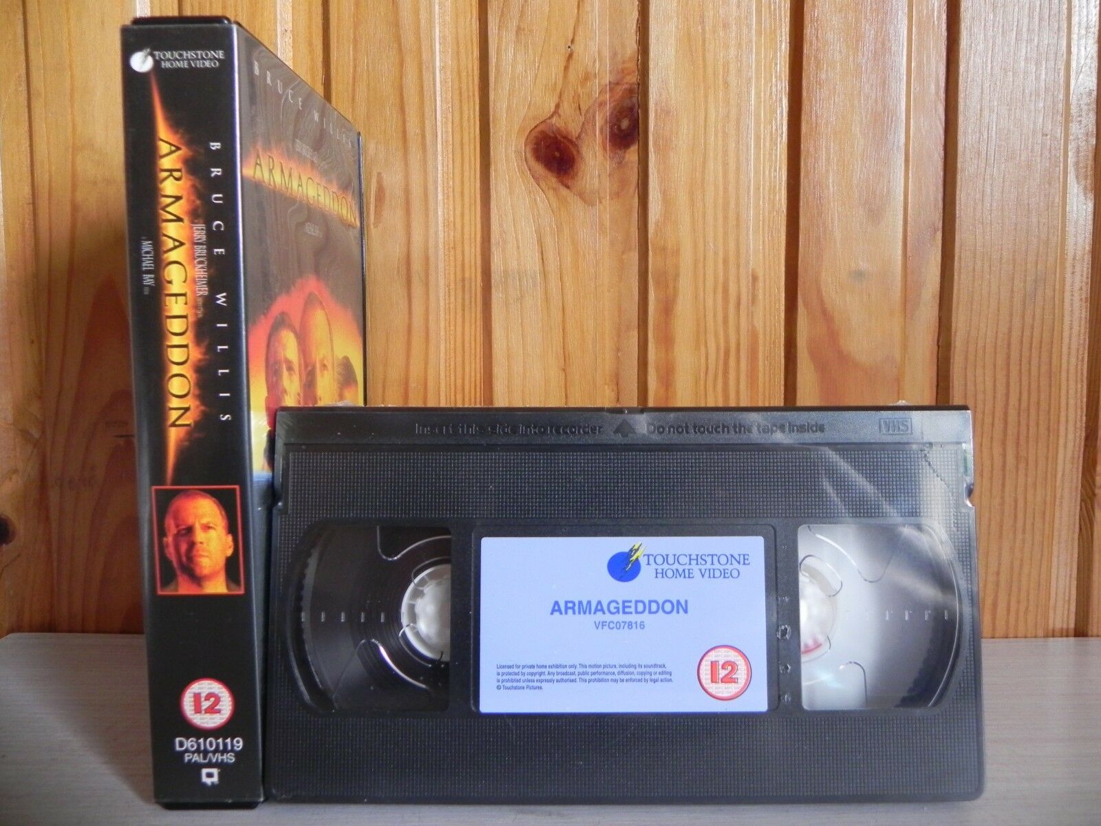 Armageddon: Bruce Willis/Ben Affleck - Michael Bay Film - Sci-Fi/Drama - Pal VHS-