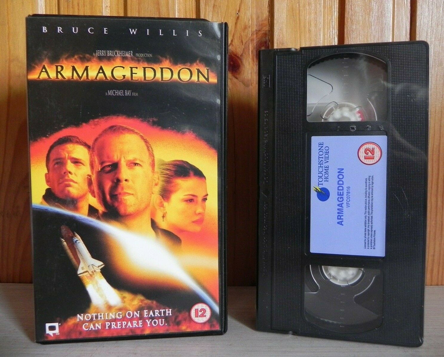 Armageddon: Bruce Willis/Ben Affleck - Michael Bay Film - Sci-Fi/Drama - Pal VHS-