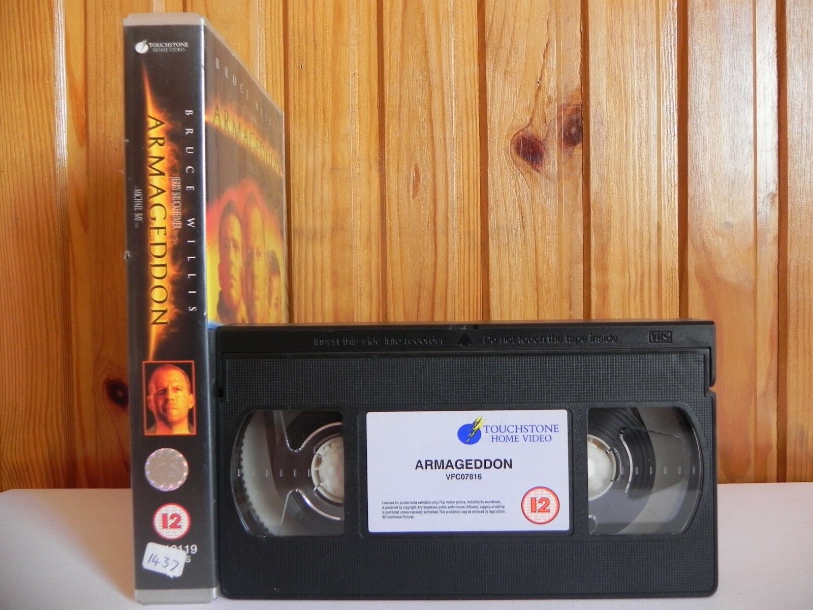 Armageddon - Touchstone - Action - Bruce Willis - Liv Tyler - Large Box - VHS-