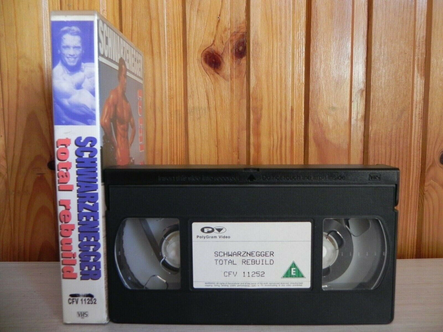 Arnold Schwarzenegger - Total Rebuild - 6 Times Mr Olympic - 1998 Pal VHS-