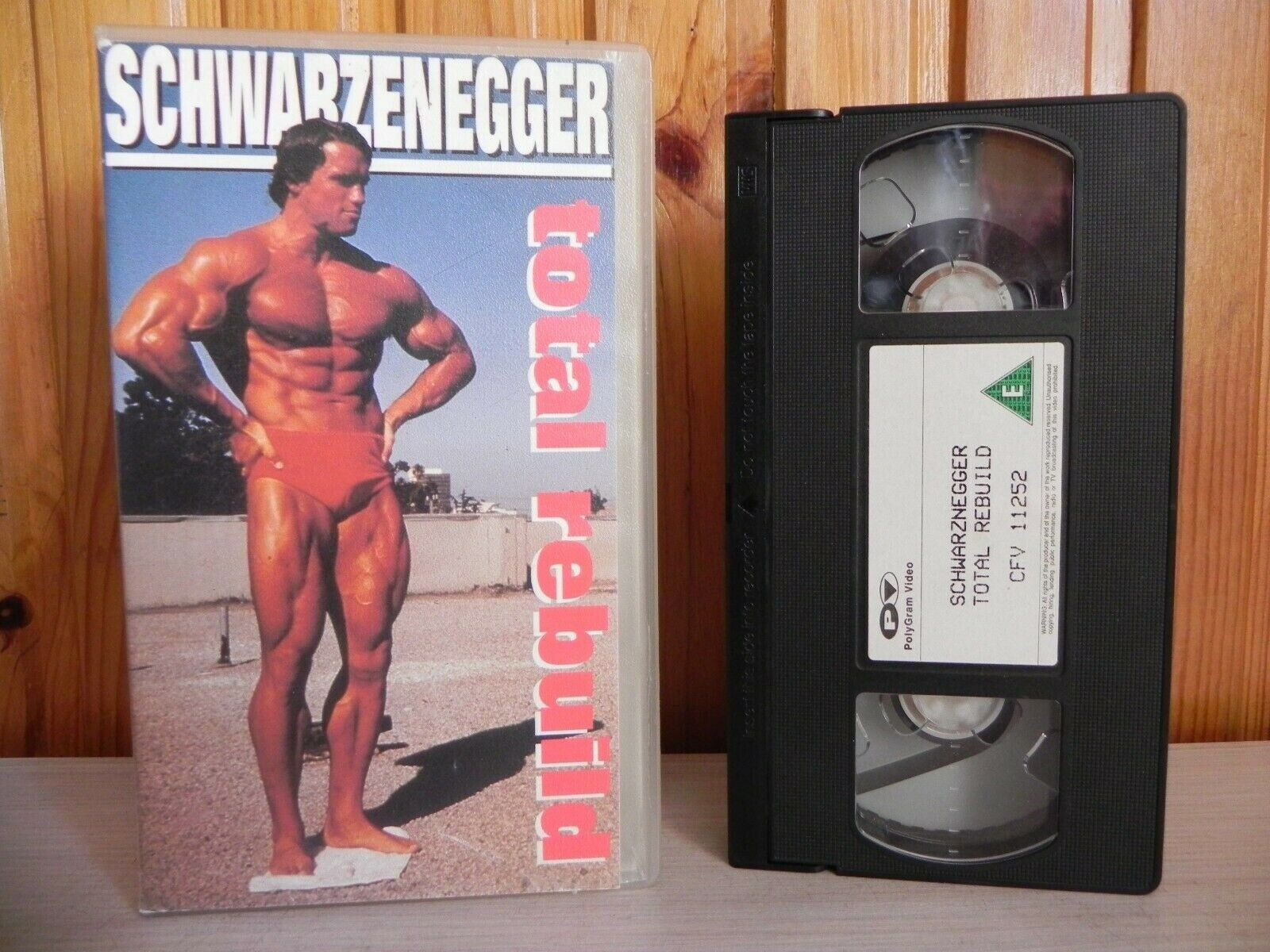 Arnold Schwarzenegger - Total Rebuild - 6 Times Mr Olympic - 1998 Pal VHS-