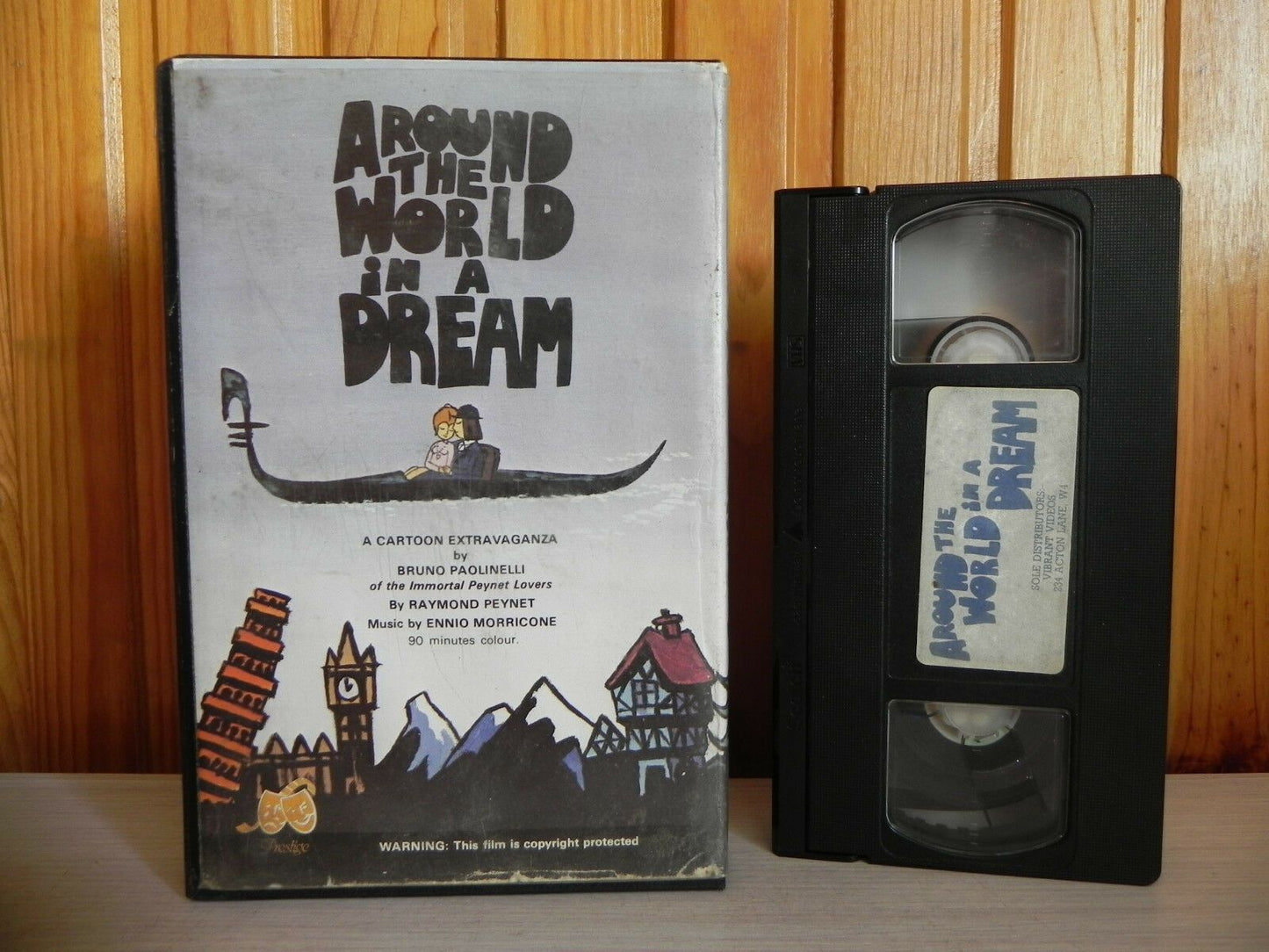 Around The World In A Dream - Pre-Cert - Big Box - Sophisticated Animation - VHS-