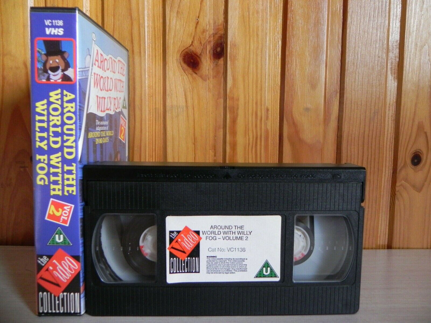 Around The World With Willy Fog - Volume 2 - Cartoon - Kids - Retro - Pal VHS-