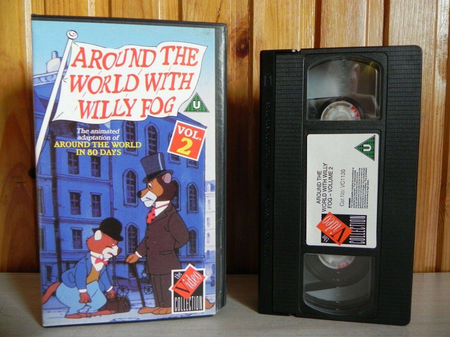 Around The World With Willy Fog - Volume 2 - Cartoon - Kids - Retro - Pal VHS-