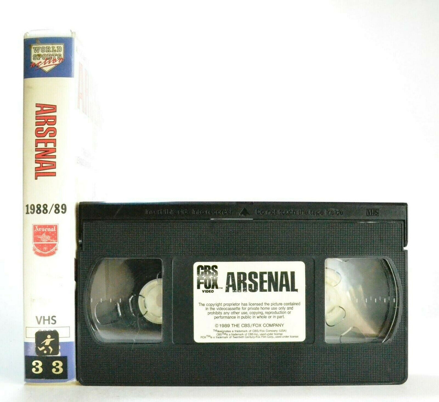 Arsenal: 1988/89 Season Review - The Gunners - Game By Game - Football - Pal VHS-