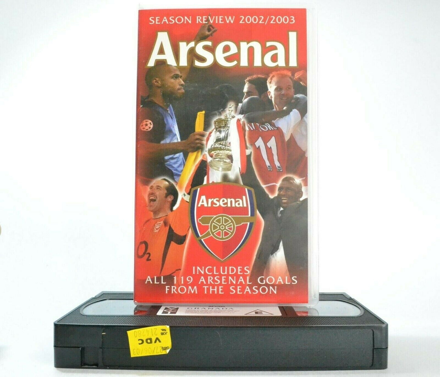 Arsenal: Season Review 2002/03 - Dennis Bergkamp - Thierry Henry - Sports - VHS-