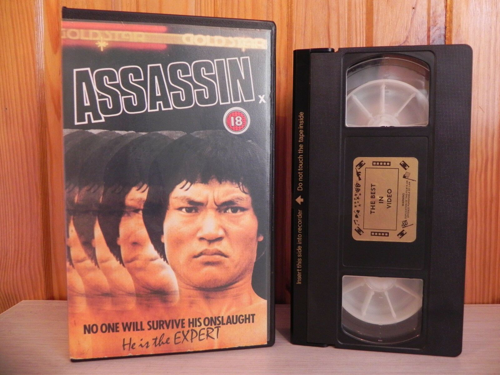 Assassin - Pre-Cert - Martial Arts - Action - Gold Star - Derann - FGS902 - VHS-