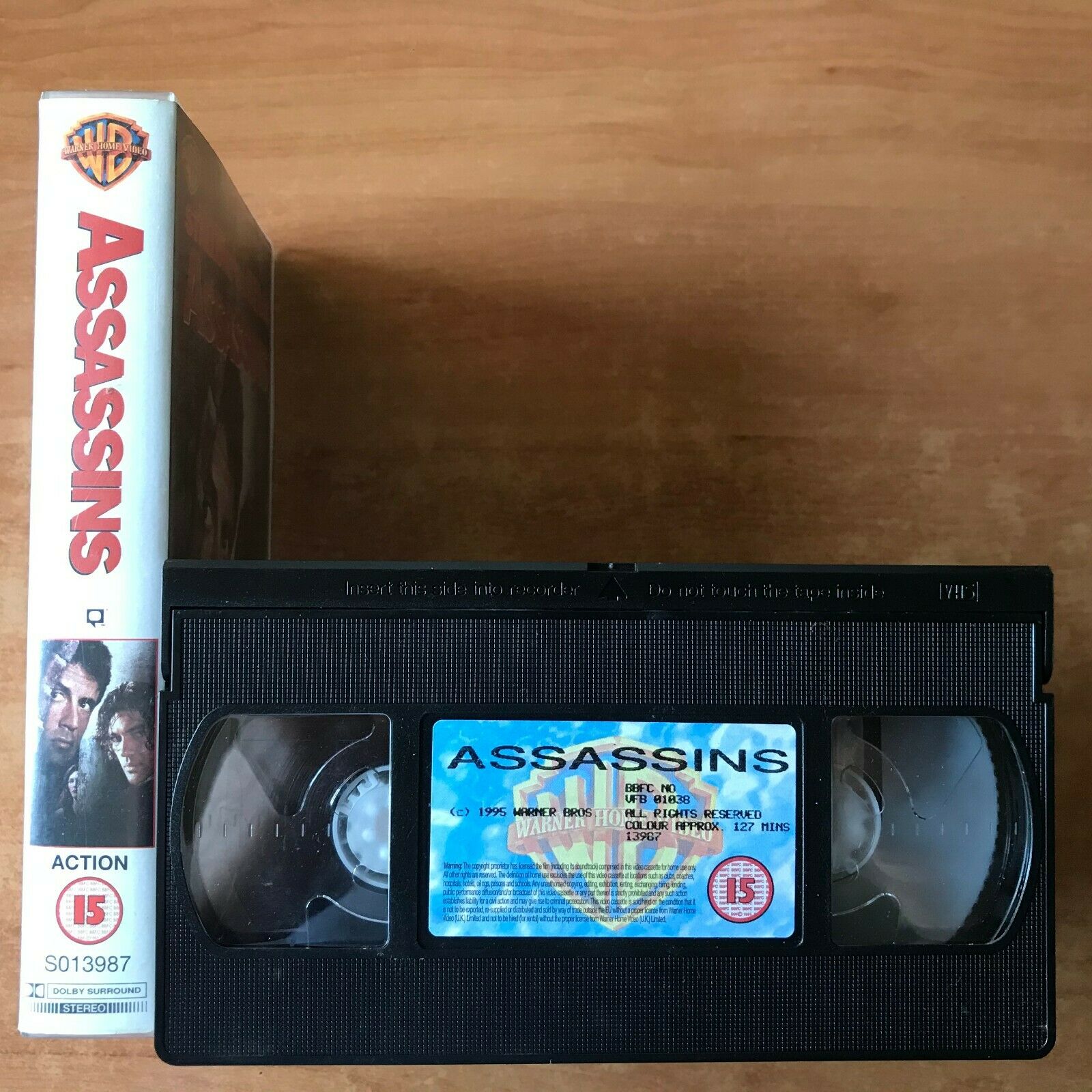 Assassins (1995): Stallone Vs Banderas - Action Thriller - Julianne Moore - VHS-