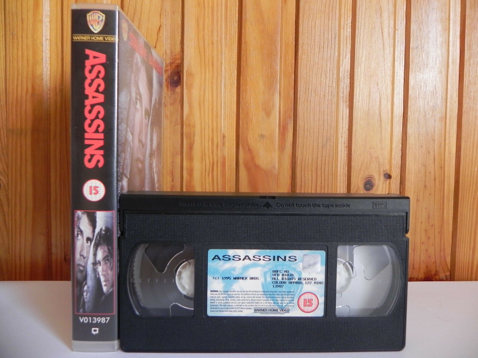 Assassins: Sylvester Stallone/Antonio Banderas - Action - Large Box - Pal VHS-