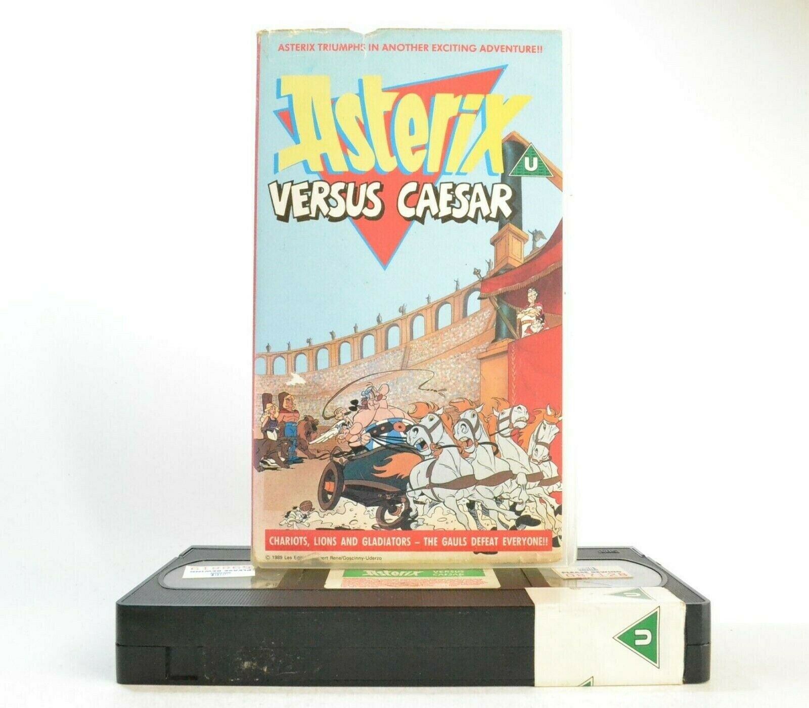 Asterix Versus Caesar: 4th Asterix Animated Film (1985) - Children's - Pal VHS-