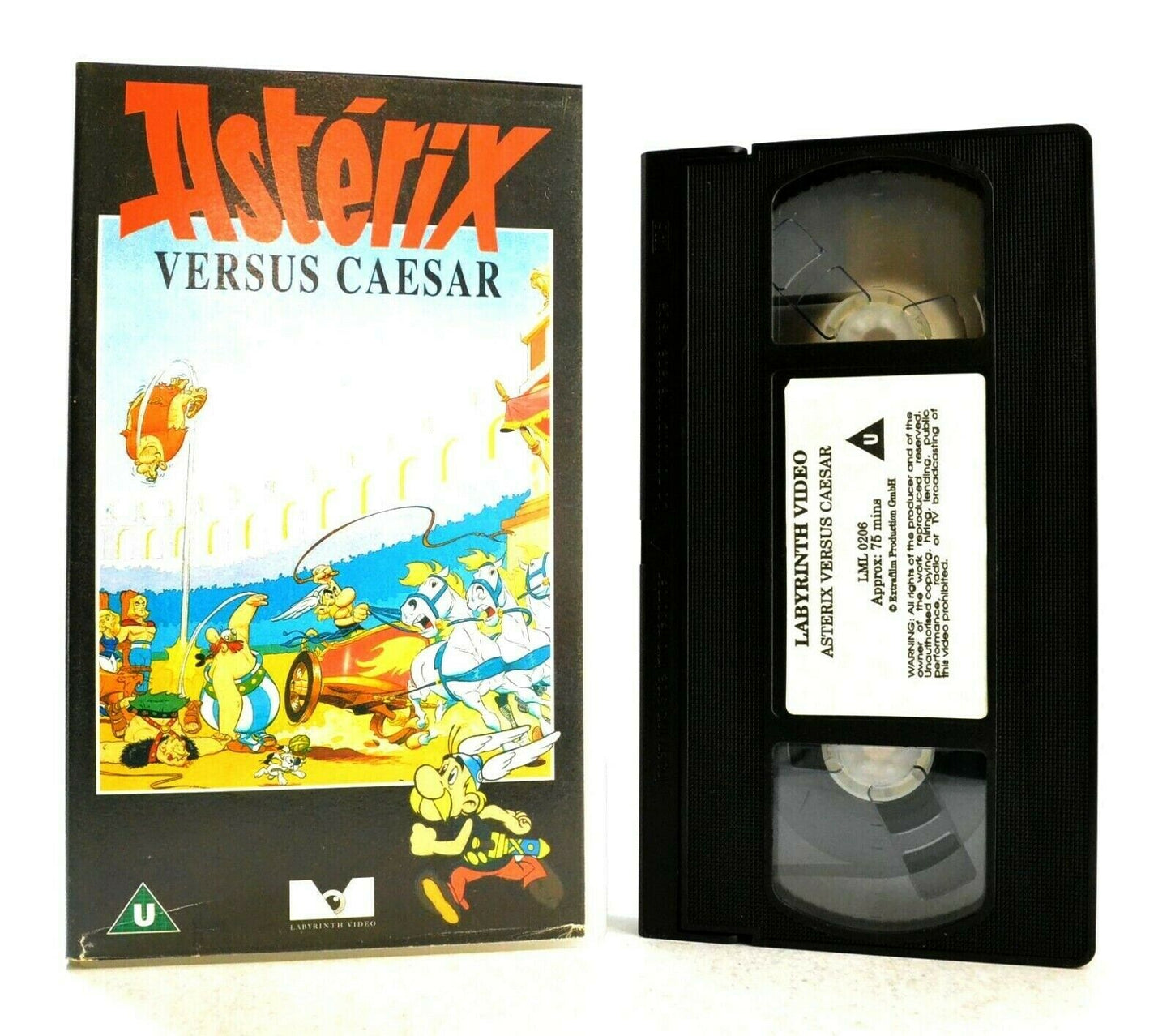 Asterix Versus Caesar: Animated Classic (1985) - R.Goscinny/A.Uderzo - Pal VHS-