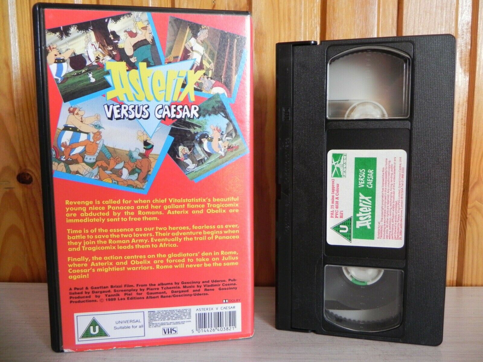 Asterix Versus Caesar - Asterix 30th Anniversary Limited Edition - Retro - VHS-