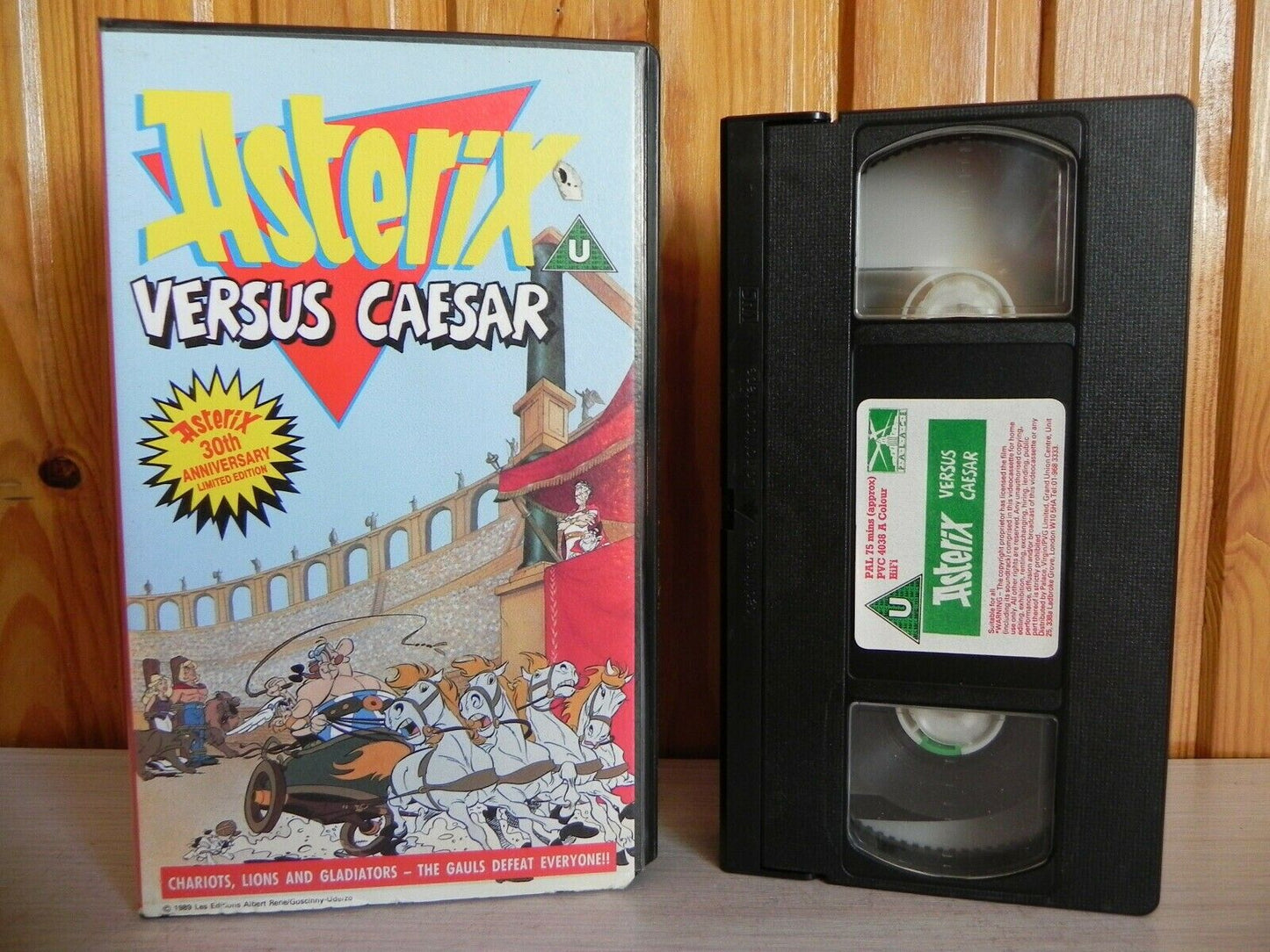 Asterix Versus Caesar - Asterix 30th Anniversary Limited Edition - Retro - VHS-