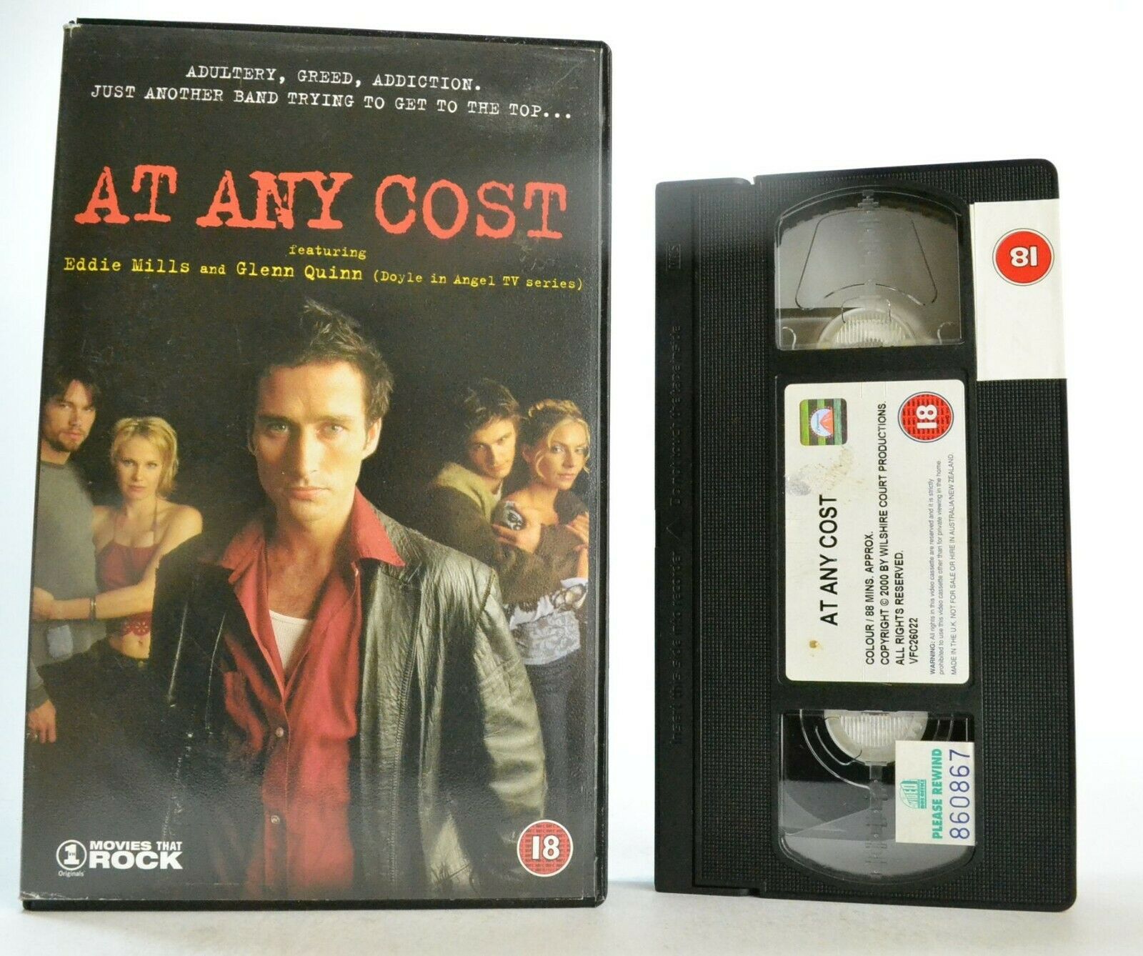 At Any Cost (2000) - TV Movie - Drama - Large Box - James Franco - Pal VHS-