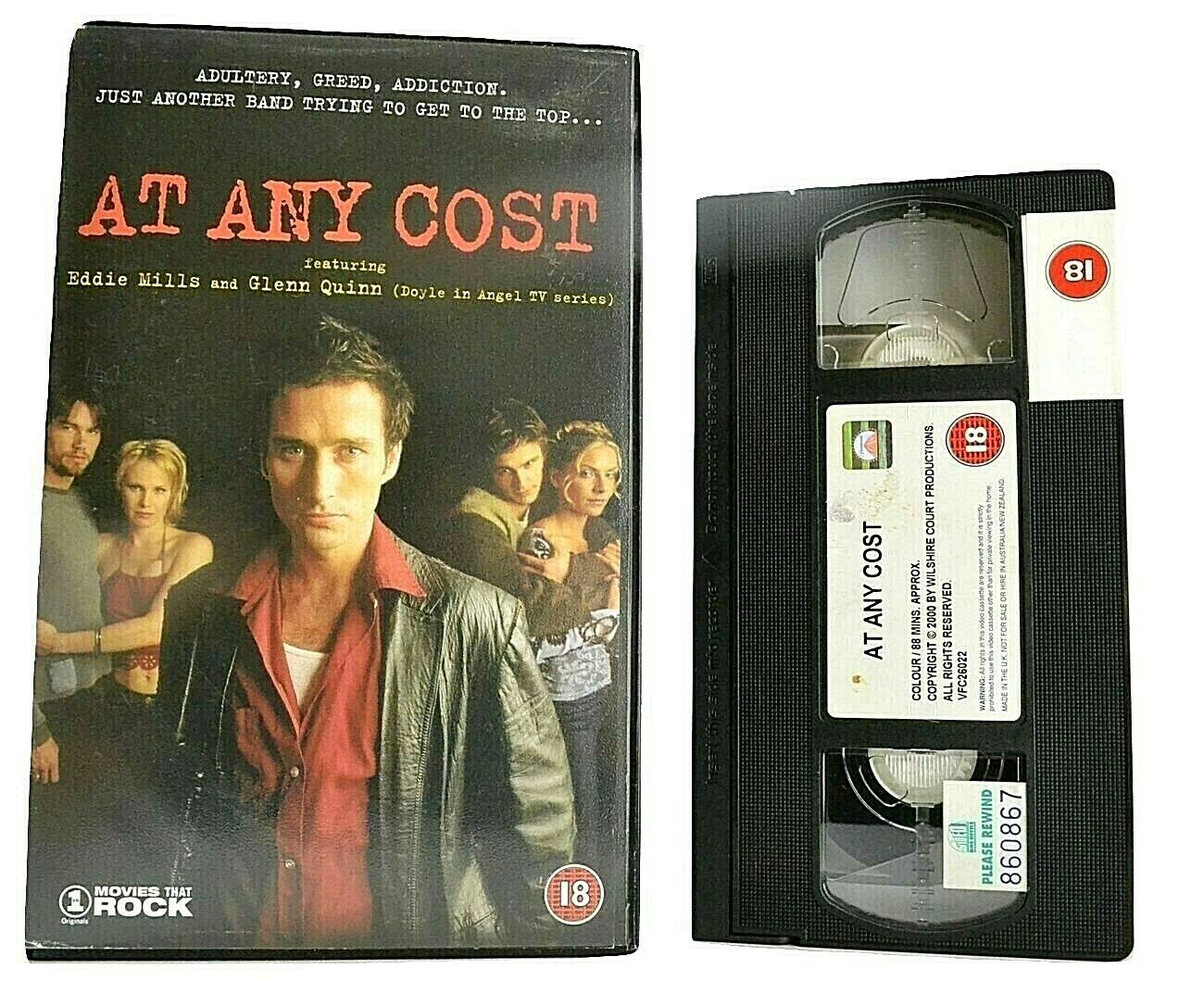 At Any Cost (2000) - TV Movie - Drama - Large Box - James Franco - Pal VHS-