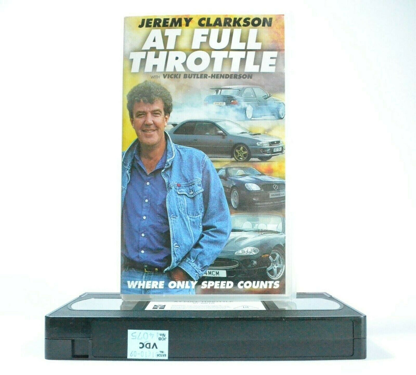 At Full Throttle: By Jeremy Clarkson - Speed Action - Car Races - Sports - VHS-