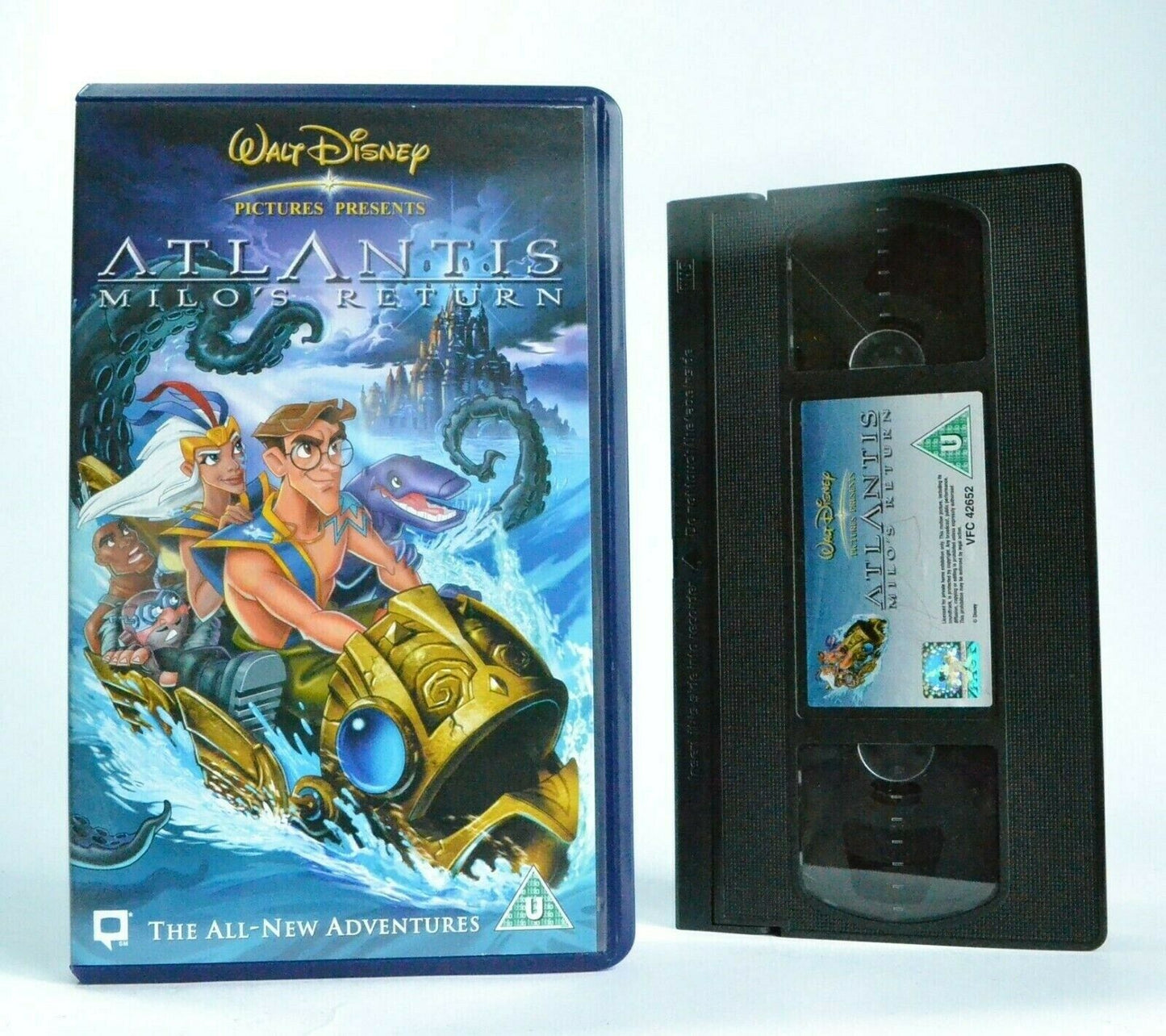 Atlantis: Milo's Return (2003) - Walt Disney - Animated - Children's - Pal VHS-