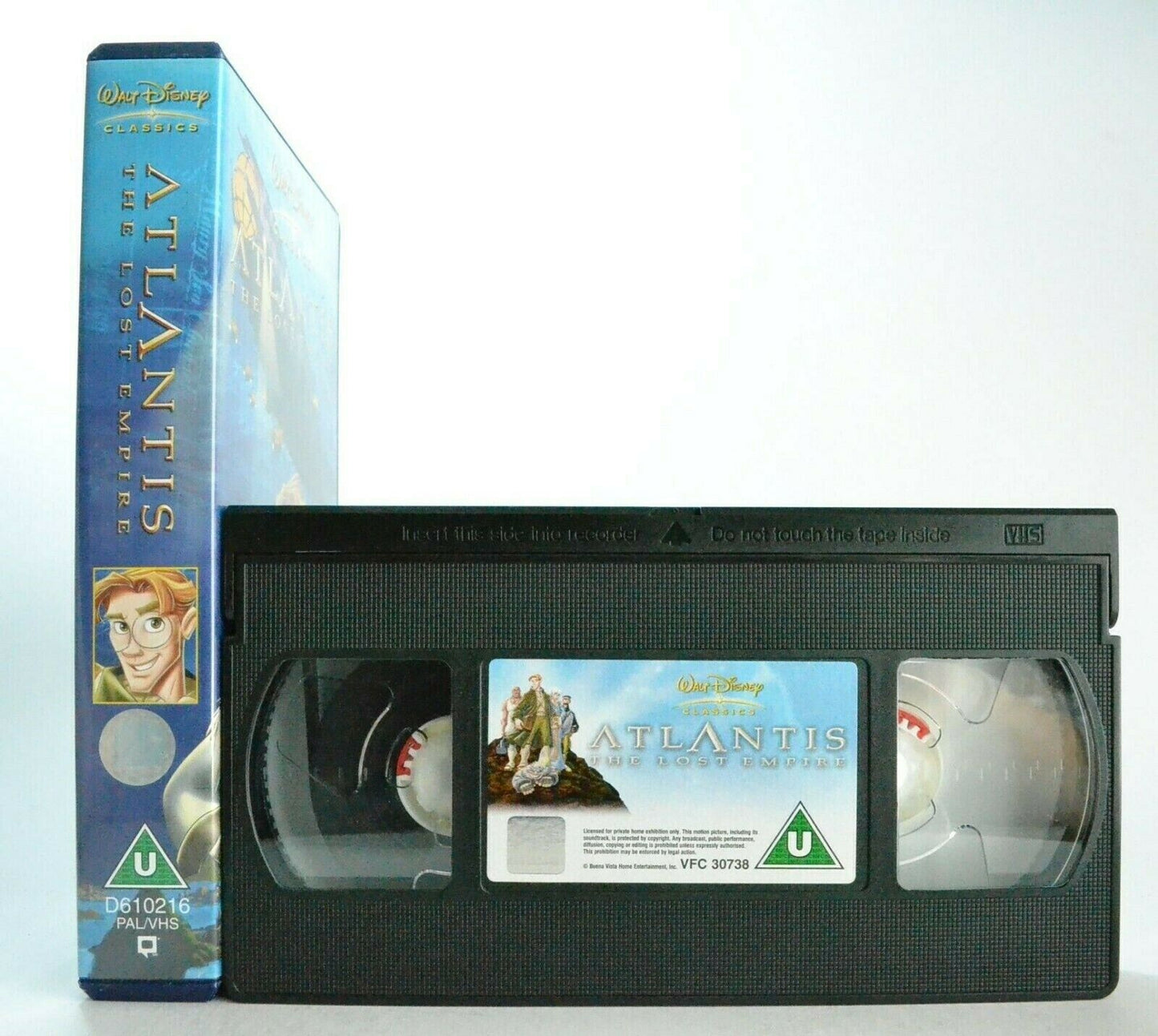 Atlantis: The Lost Empire - 39th Disney Classic - Animated - Children's - VHS-