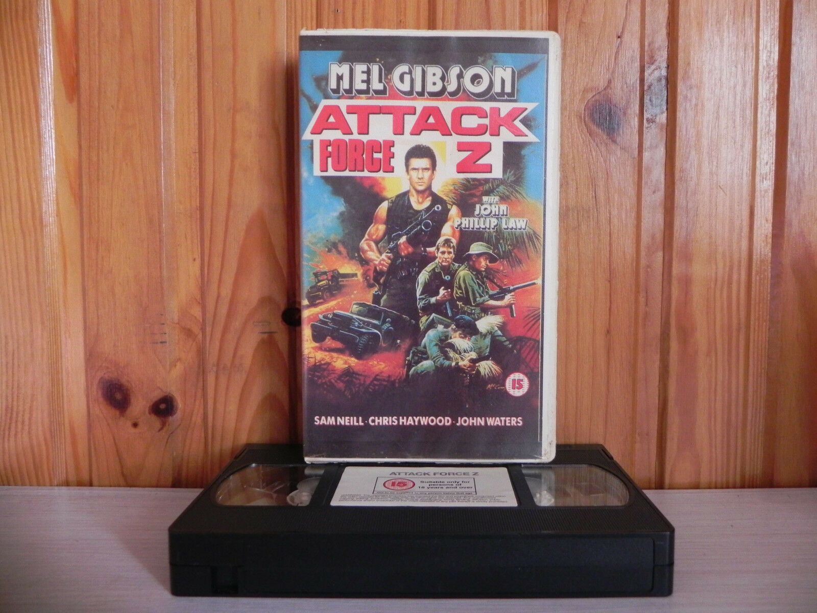 Attack Force Z (1981): Original Elephant Video - War Action - Mel Gibson - Pal VHS-