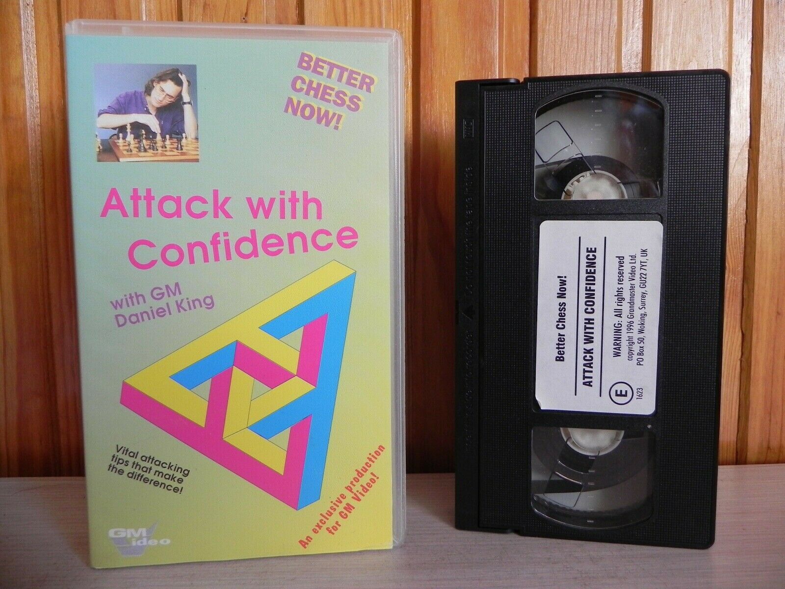 Attack With Confidence - Better Chess Now! - GM Daniel King - Creative - Pal VHS-