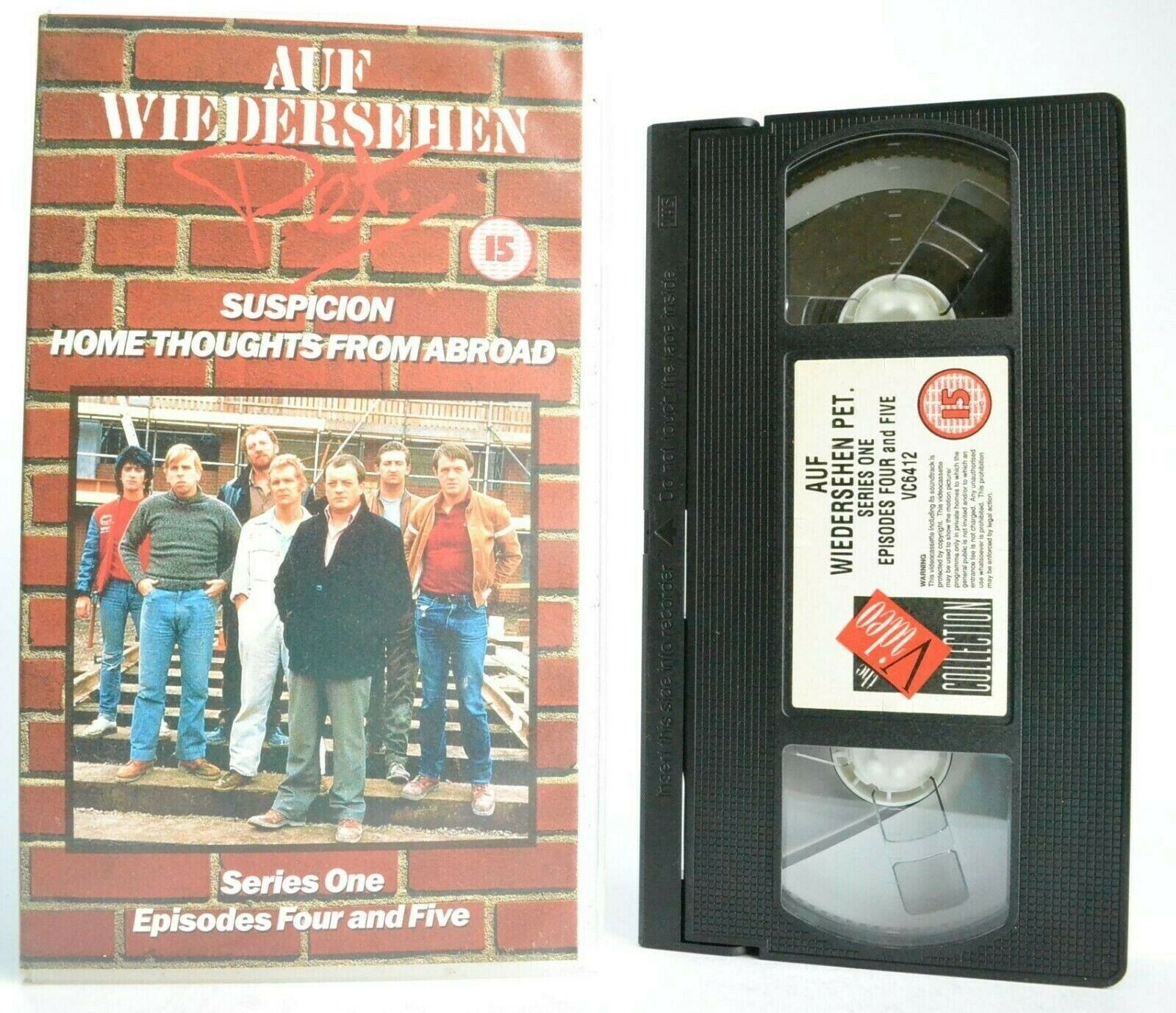 Auf Wiedersehen Pet - Series One - Episodes 4,5 - TV Show - Retro - Pal VHS-